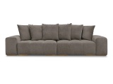 3er Sofa BOBOCHIC ANAKIN Boucle-Stoff rotbraun