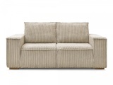 3er Sofa BOBOCHIC CHELSEA Cord-Stoff taupe