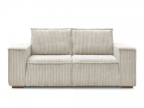 3er Sofa BOBOCHIC CHELSEA Cord-Stoff beige