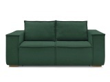 3er Sofa BOBOCHIC CHELSEA Stoff mit Textur grün