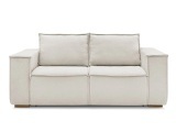 3er Sofa BOBOCHIC CHELSEA Stoff mit Textur beige