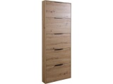 Schuhschrank Beige Holz 15 cm 175.5 cm