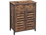Vasagle -  Beistellschrank, Industrie-Design, Vintage, dunkelbraun LSC86BX