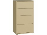 Kommode ALICE SPRINGS 4 Schubladen 34.9x54.8x99.1cm gelb dekor