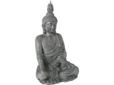 Buddha-Figur RAVINDRAH Grau