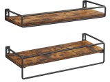 Wandregal SONGMICS RUSTIK 40x15.5x5cm vintage braun