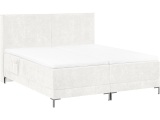 Elektrisches Boxspringbett HUNTER weiss 140x200cm halbfest