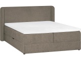 Boxspringbett MARGOT taupe 140x200cm fest