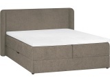 Boxspringbett MARGOT taupe 180x200cm fest