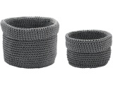 DiAqua Strickkorb grau