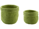 DiAqua Strickkorb grün