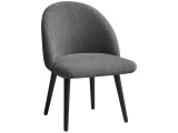 BOBOCHIC Stuhl LALIE Stoff dunkelgrau