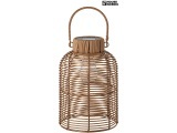 Solarlampe LED BRENTFORD 20cm x 28cm 0.72W rotbraun