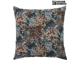 HOUSE NORDIC Kissen BLOSSOM 45x45cm blau unifarben