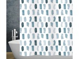 DIAQUA Duschvorhang PAINT weiss