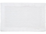 diaqua Badteppich Waffle weiss