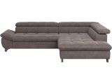 Ecksofa GEMINI II Stoff braun