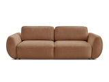 3er Sofa BOBOCHIC DENISE Stoff mit Textur orange