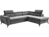 Ecksofa DEEN Polyester grau