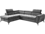 Ecksofa DEEN Polyester grau