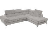 Ecksofa SIRIUS Polyester hellgrau