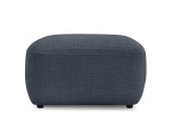Sitzsack BOBOCHIC DENISE 65x75x42cm stoff mit textur dunkelblau