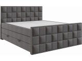 Boxspringbett ARIA grafit 160x200cm halbfest
