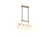 Hängelampe Ledfilament NERALO 180cm 10W goldfarben