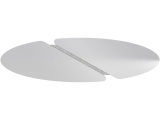Spiegel oval GOYA 200x2cm silberfarben