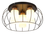 Deckenlampe ROWENA 50cm 60W schwarz
