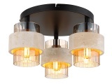 Deckenlampe DAREN 37.5cm 40W schwarz