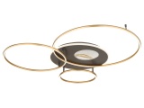 Deckenlampe 3D INVERTINA variable Intensität 105.3cm 70W goldfarben