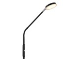 GLOBO Stehlampe SILVIO variable Intensität 173cm 6W schwarz