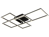 LED-Deckenleuchte Gabriel in Opal/Schwarz max. 40 Watt
