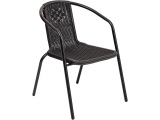 Gartenstuhl KOLE metall schwarz
