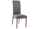 Stuhl BOSTON Stoff Grau anthrazit, Eiche