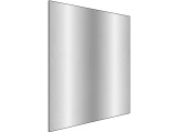 Spiegel rechteckig BENY 79 cm x 95 cm weiss