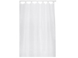 Vorhang ELIAS Halb abdunkelnd Unifarben Weiss Lasche, Kräuselband Polyester 140 x 240 cm