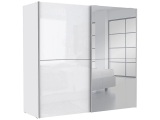Schrank GENEVE 2 Schiebetüren weiss