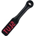 Sportsheets ? Leather Impression Paddle ? Slut Schwarz