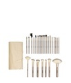 Zoë Alya - 24er-Set Professionelle Pinsel Leather Travel Case - Beige und Bronze