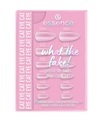essence what the fake! PRESS-ON NAILS manicure set - cat eye Nagelpflegeset 28 Stk Nr. 02 - Cat Eye