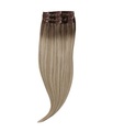 Rapunzel of Sweden Classic Clip-ins Straight / Light Volume / 3 pieces Dark Ashy Blonde Balayage B2.6/10.7 40 cm Haarverlängerung 52.5 g