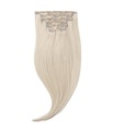 Rapunzel of Sweden Classic Clip-ins Straight / Medium Volume / 7 pieces 10.7 Light Grey 40 cm Haarverlängerung 100 g