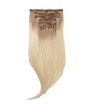 Rapunzel of Sweden Classic Clip-ins Straight / Medium Volume / 7 pieces Cool Platinum Blonde Balayage B7.3/10.10 40 cm Haarverlängerung 100 g