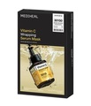 MEDIHEAL Vitamin C Wrapping Serum Mask Brightening Tuchmaske 10 Stk