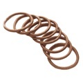 Trisa Accessoires Eco-Linie Haargummi, braun 8 Haargummis ohne Metall