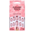 Elegant Touch Colour Nails - Metallic Pink