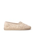Espadrilles aus Häkelmaterial