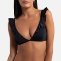 Bikini-Oberteil in Triangelform mit Volants